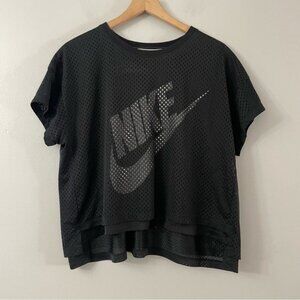 Nike Mesh Overlay Cropped Top
